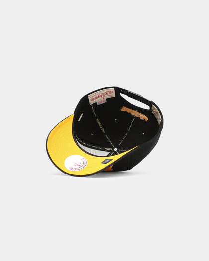 Mitchell & Ness Los Angeles Lakers Hardwood Classics Pro Crown Snapback Black