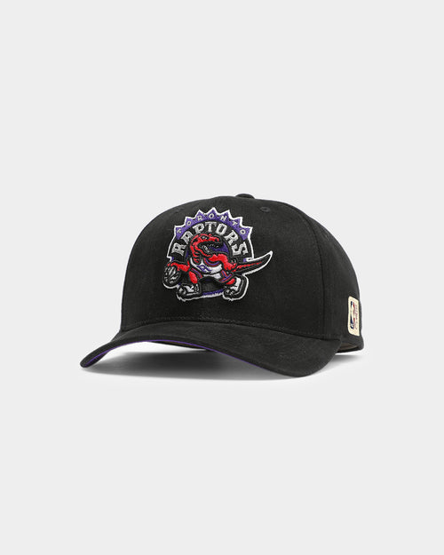 Mitchell & Ness Toronto Raptors Hardwood Classics Pro Crown Snapback Black