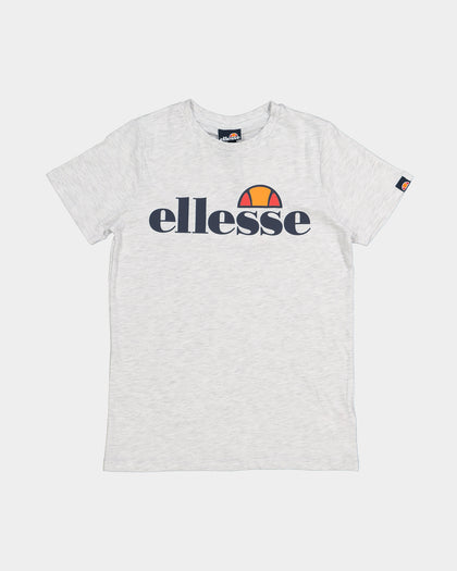 Ellesse Kids' Malia T-Shirt White Marle