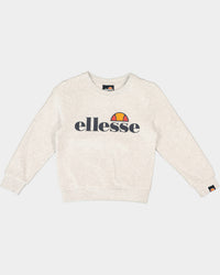 Ellesse Kids' Suprios Sweatshirt White Marle