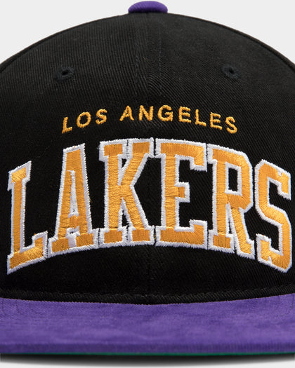 Mitchell & Ness Los Angeles Lakers Vintage Arch Snapback Black/Purple