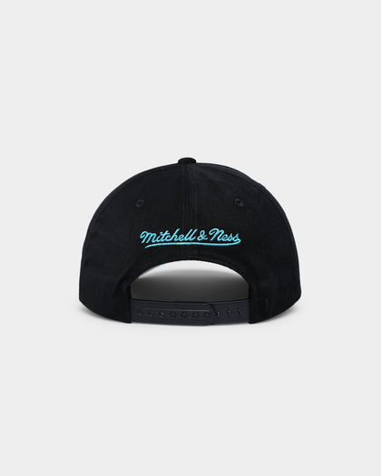 Mitchell & Ness Charlotte Hornets Hard Wood Classics Logo Pro Crown Snapback Black