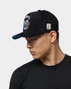 Mitchell & Ness Charlotte Hornets Hard Wood Classics Logo Pro Crown Snapback Black