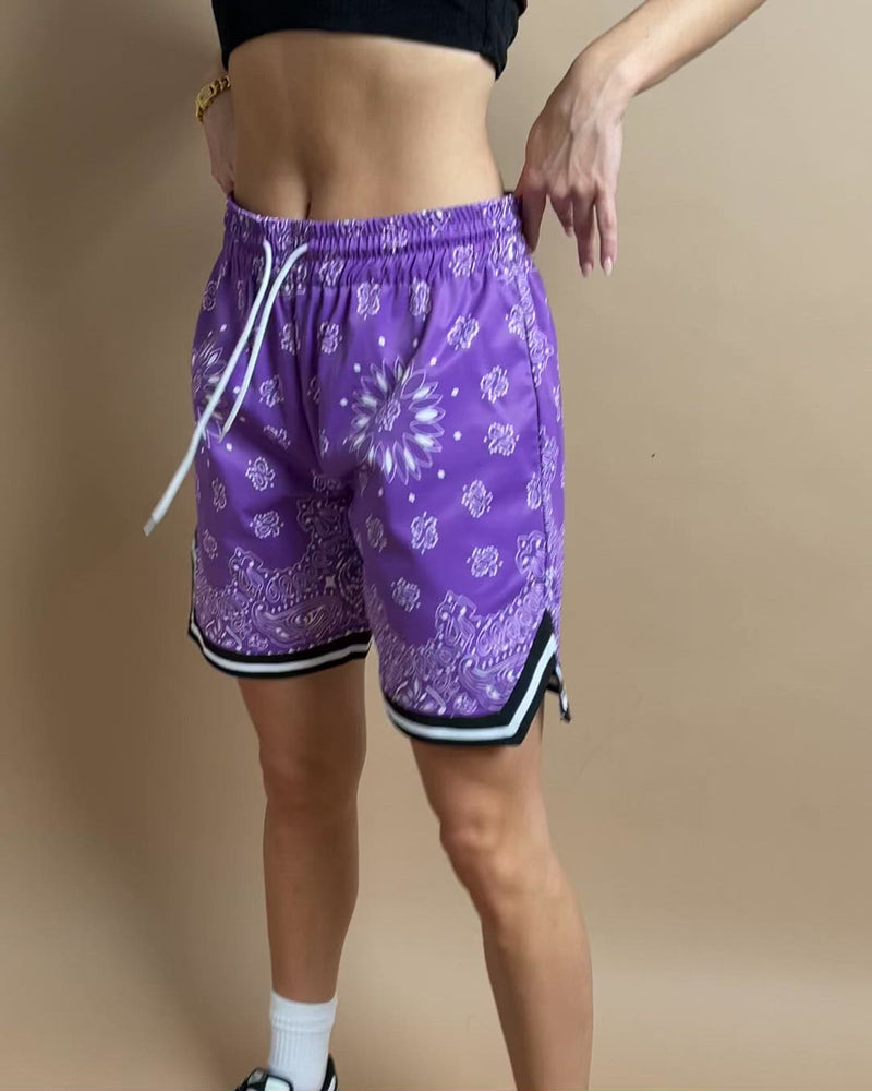 lakers paisley shorts