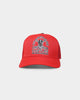 Crooks & Castles Champagne Vandal Mesh Cap Red