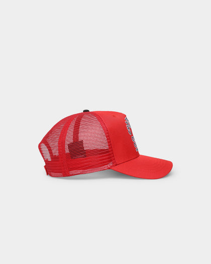 Crooks & Castles Champagne Vandal Mesh Cap Red
