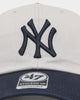 47 Brand New York Yankees Two Tone 47 Clean Up Strapback Grey