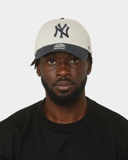 47 Brand New York Yankees Two Tone 47 Clean Up Strapback Grey