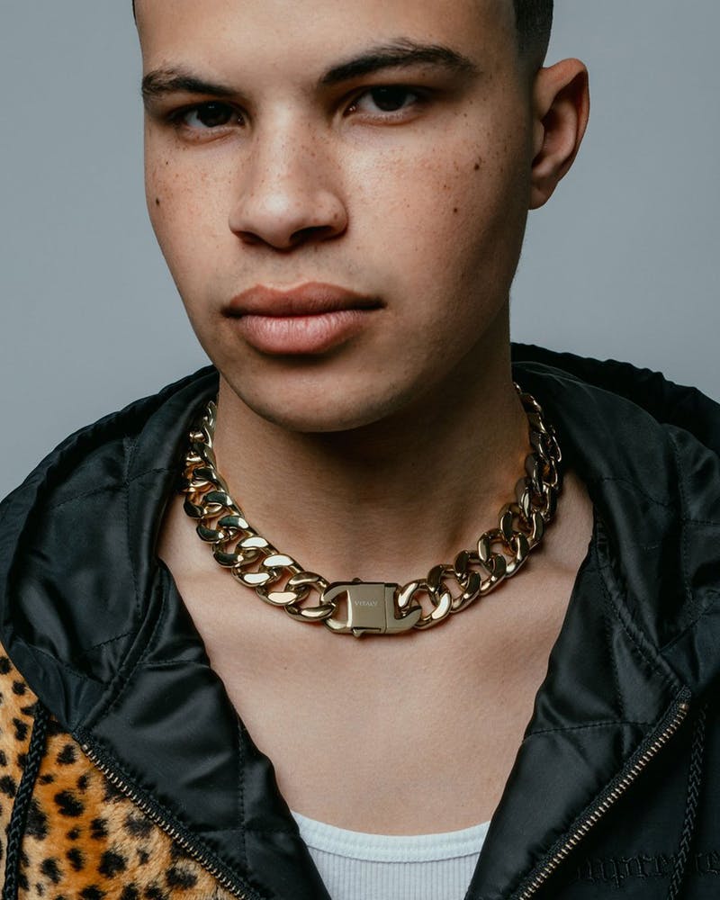 Vitaly Unisex Riot Cuban Chain Gold | Culture Kings US