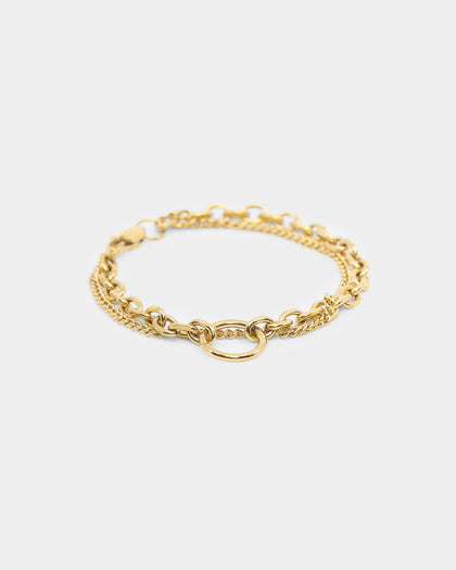 Vitaly Unisex Strain Bracelet Gold