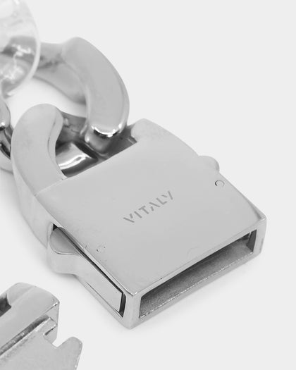 Vitaly Unisex Static Bracelet Clear/Stainless Steel