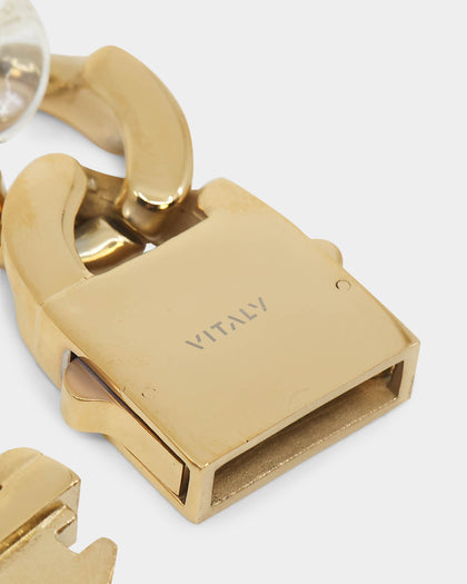 Vitaly Unisex Static Bracelet Clear/Gold