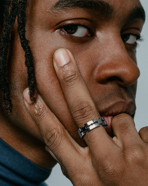 Vitaly Unisex Razor Ring Stainless Steel