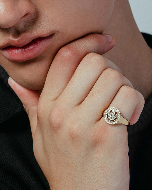 Vitaly Unisex Beam Ring Gold
