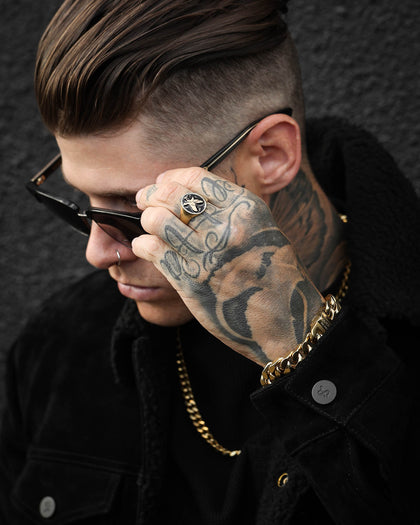 Vitaly Unisex Talon Ring Gold