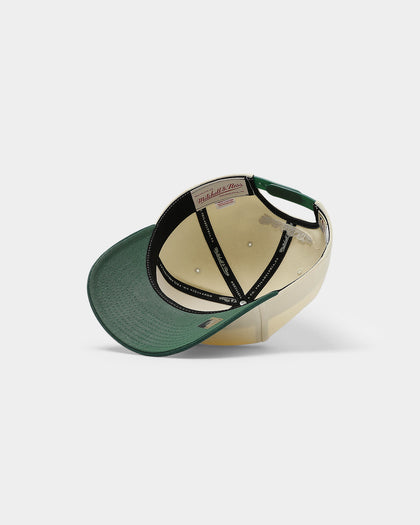 Mitchell & Ness Seattle Sonics Pro Crown Snapback Off White/Green