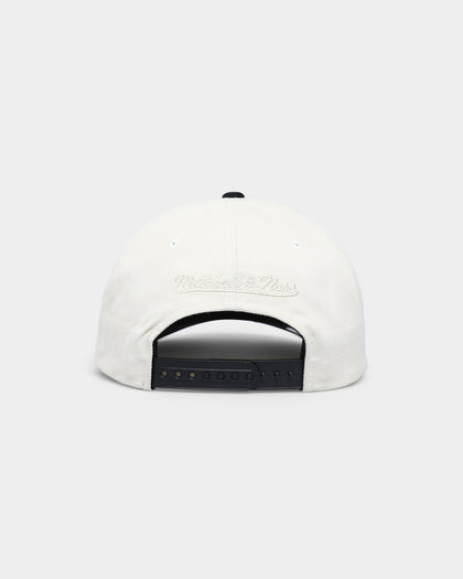 Mitchell & Ness Las Vegas Raiders Pro Crown Snapback Off White/Black