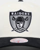 Mitchell & Ness Las Vegas Raiders Pro Crown Snapback Off White/Black