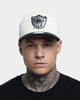 Mitchell & Ness Las Vegas Raiders Pro Crown Snapback Off White/Black