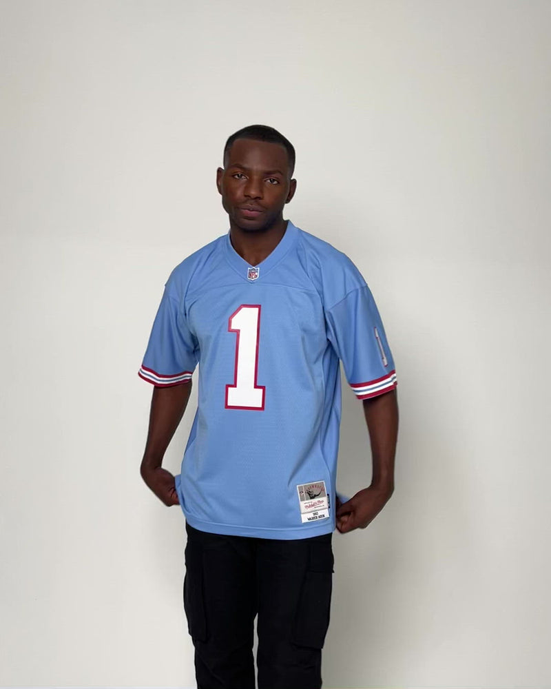 Warren Moon Custom Light Blue Pro-Style XL Football Jersey – Sports  Integrity