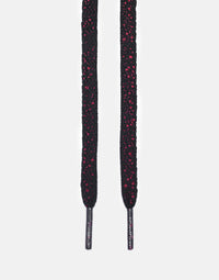 Lacespace Speckled Flat Lace Black/Red