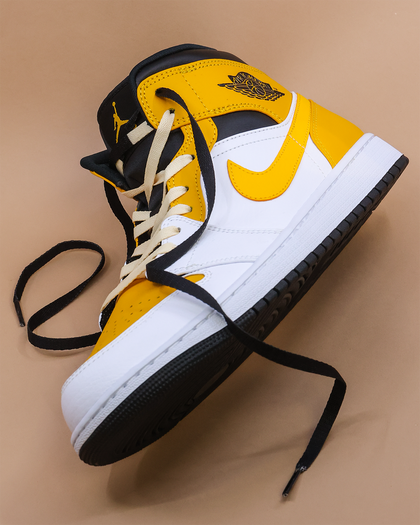 Lacespace Jordan Two Tone Laces Light Black/Beige