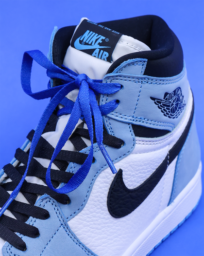 Lacespace Jordan Two Tone Laces Light Black/Blue