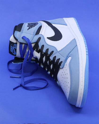 Lacespace Jordan Two Tone Laces Light Black/Blue
