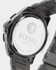 Versus Versace 6eme Arrondissement Crystal Set Gunmetal Watch Gunmetal