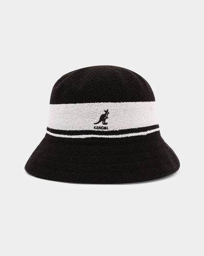 Kangol Bermuda Stripe Bucket Black