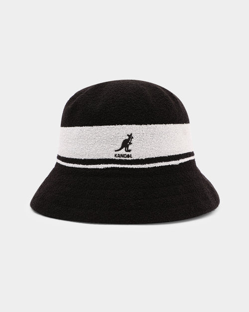 Kangol Bermuda Stripe Bucket Black