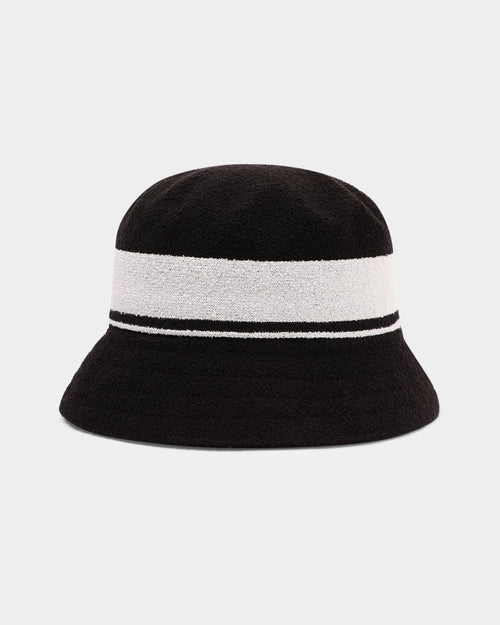 Kangol Bermuda Stripe Bucket Black