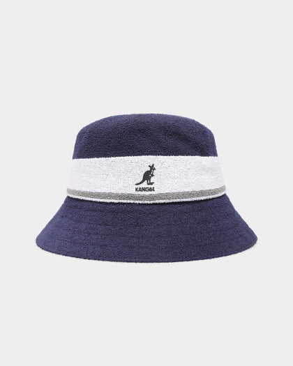 Kangol Bermuda Stripe Bucket Hat Navy