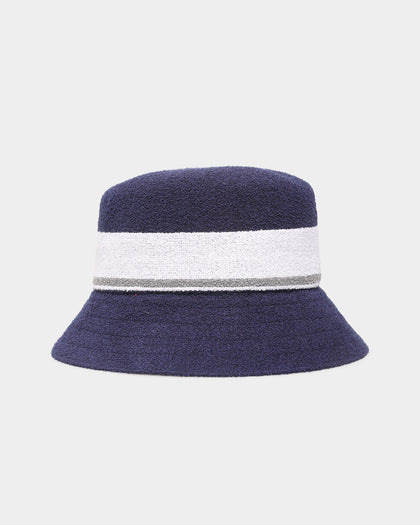 Kangol Bermuda Stripe Bucket Hat Navy