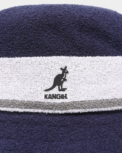 Kangol Bermuda Stripe Bucket Hat Navy