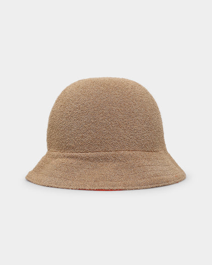 Kangol Flip It Reverse Casual Bucket Hat Oat/Cherry Glow