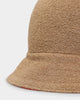 Kangol Flip It Reverse Casual Bucket Hat Oat/Cherry Glow