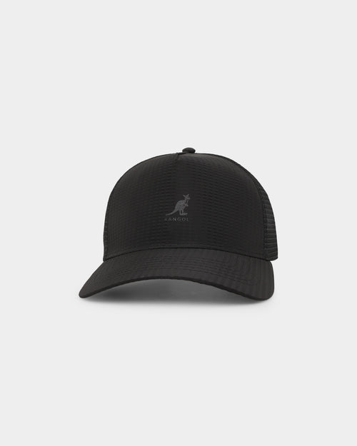 Kangol Seersucker Mesh Trucker Black