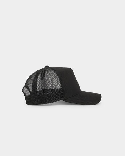 Kangol Seersucker Mesh Trucker Black