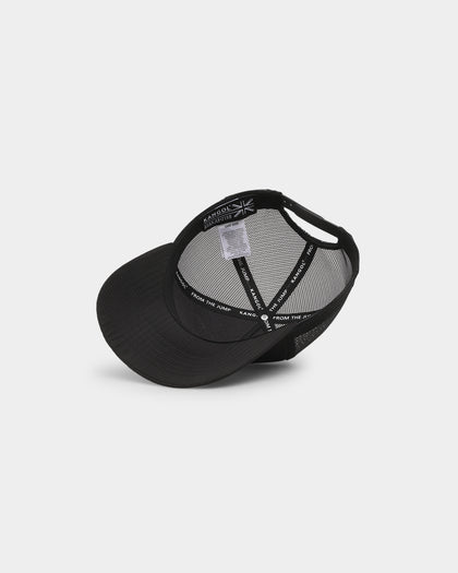 Kangol Seersucker Mesh Trucker Black