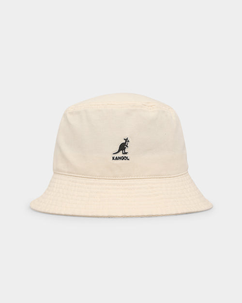 Kangol Washed Bucket Hat Natural