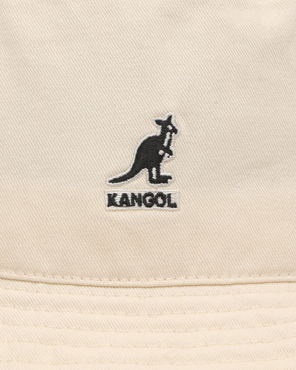 Kangol Washed Bucket Hat Natural