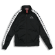 Kappa Women's 222 Banda Wanniston Jacket Black/White/Black