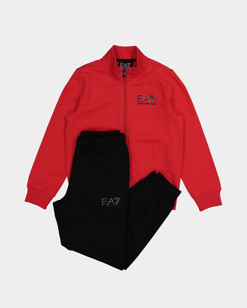 EA7 Emporio Armani Kids' N99 Track Suit Racing Red