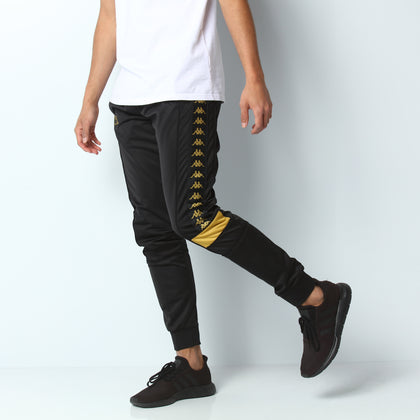 Kappa 222 Banda Mems Slim Pant Black/Gold