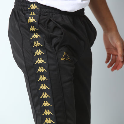 Kappa 222 Banda Mems Slim Pant Black/Gold