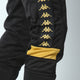 Kappa 222 Banda Mems Slim Pant Black/Gold