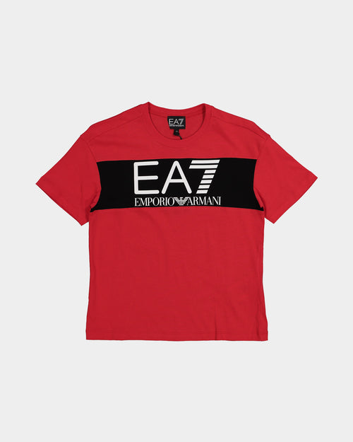 EA7 Emporio Armani Kids' P28 T-Shirt Racing Red