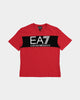 EA7 Emporio Armani Kids' P28 T-Shirt Racing Red
