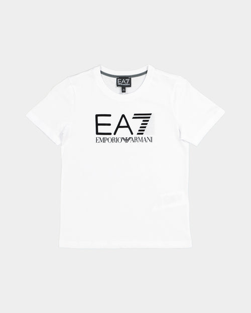EA7 Emporio Armani Kids' P28 T-Shirt White